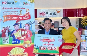Hơn 47 lượng vàng đã tới tay khách hàng gửi tiết kiệm tại HDBank