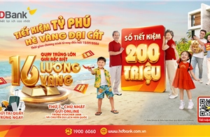 Cuộc đua săn 16 lượng vàng SJC tại HDBank vào chặng nước rút