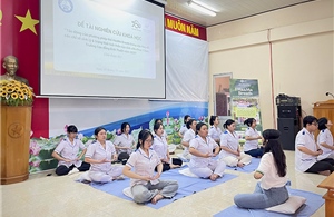 Trường Cao đẳng Bình Thuận bàn giao kết quả nghiên cứu về can thiệp sức khỏe sinh viên