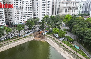Hà Nội lắp trạm bơm tại công viên, giảm áp lực ngập úng mùa mưa