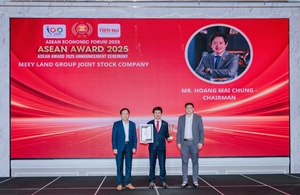 Vinh danh tầm nhìn lãnh đạo Meey Group tại Top 10 ASEAN Award 2025