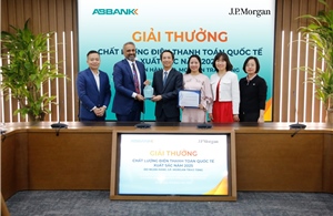 ABBANK được vinh danh với giải thưởng ‘Chất lượng điện Thanh toán quốc tế xuất sắc năm 2025’