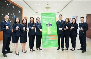 Tuổi trẻ Hải quan hưởng ứng phong trào sống xanh '“Thu pin cũ, đổi cây xanh'