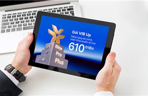 Chọn gói nâng hạng tài chính, nhận đặc quyền đến hơn 610 triệu đồng tại VIB