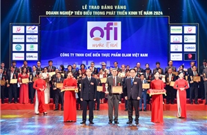 Công ty TNHH Olam Việt Nam nhận giải Top 10 doanh nghiệp tiêu biểu trong phát triển kinh tế - xã hội năm 2024