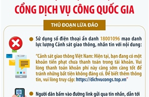 Thủ đoạn lừa đảo qua cổng dịch vụ công quốc gia và khuyến cáo người dân
