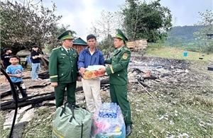 Cháy nhà giữa ngày Tết, hộ dân được hỗ trợ khẩn cấp