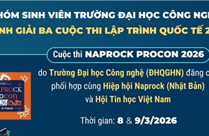 Nhóm sinh viên Trường Đại học Công nghệ giành giải Ba cuộc thi lập trình quốc tế 2026