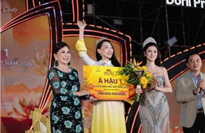 Á hậu Đinh Ngọc Bảo Châu lan tỏa bản sắc du lịch Việt