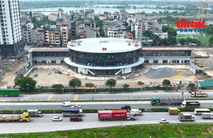 Toàn cảnh bến xe hiện đại bậc nhất Hà Nội sắp đưa vào khai thác