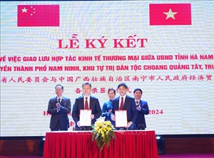 Tăng cường hợp tác giữa tỉnh Hà Nam và thành phố Nam Ninh (Trung Quốc)
