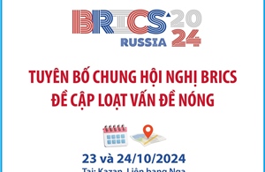 Tuyên bố chung Hội nghị BRICS đề cập loạt vấn đề nóng