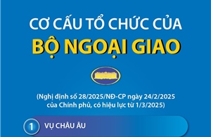 Cơ cấu tổ chức của Bộ Ngoại giao