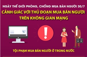 Cảnh giác với thủ đoạn mua bán người trên không gian mạng
