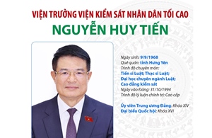 Viện trưởng Viện Kiểm sát nhân dân tối cao Nguyễn Huy Tiến