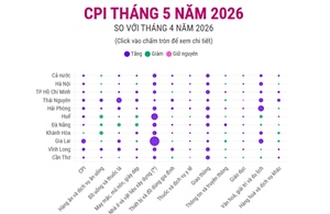 CPI tháng 5 năm 2026 tăng 0,29%