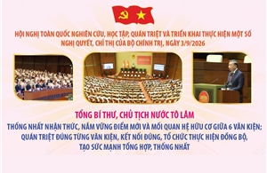 Tổng Bí thư, Chủ tịch nước Tô Lâm: Thống nhất nhận thức, nắm vững điểm mới và mối quan hệ hữu cơ giữa 6 văn kiện