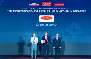 Dai-ichi Life Việt Nam được vinh danh tại Chương trình Rồng Vàng 2026