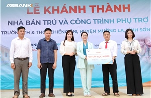 ABBank khánh thành Nhà bán trú và Công trình phụ trợ cho trẻ em Sơn La