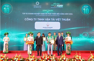 Việt Thuận được vinh danh tại Diễn đàn Kinh tế xanh 2024