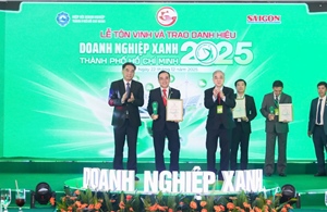 Saigon Co.op  và 21 đơn vị thành viên được vinh danh Doanh nghiệp Xanh TP Hồ Chí Minh 2025