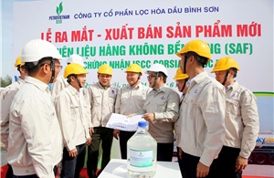 Lọc hóa dầu Bình Sơn (Quảng Ngãi) ra mắt sản phẩm Nhiên liệu hàng không bền vững (SAF)