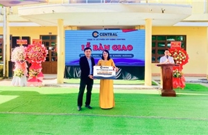 Công ty Cổ phần xây dựng Central tài trợ, cải tạo lớp học cho nhiều điểm trường Đà Nẵng