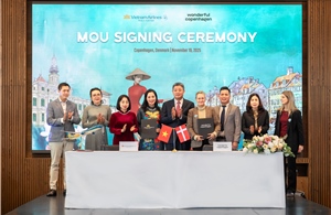 Vietnam Airlines đẩy mạnh xúc tiến du lịch tại châu Âu với đường bay thẳng TP.HCM - Copenhagen 