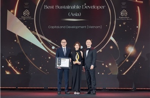 CapitaLand Development ghi dấu 2025 với danh hiệu Nhà phát triển bất động sản xuất sắc