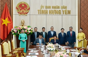 Vietnam Airlines và tỉnh Hưng Yên hợp tác toàn diện phát triển du lịch, đầu tư và thương mại