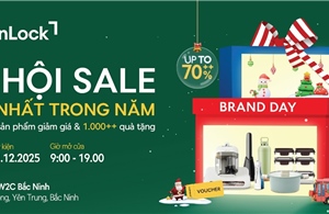 LocknLock tung nghìn deal bùng cháy, giảm đến 70% tại Ngày thương hiệu W2C Bắc Ninh
