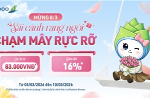 Bamboo Airways gửi trao ngọt ngào mừng Ngày Quốc tế Phụ nữ