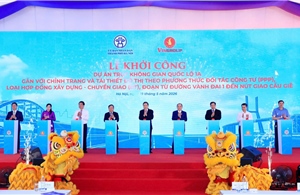 Khởi công Dự án trục không gian Quốc lộ 1A gắn với chỉnh trang và tái thiết đô thị 