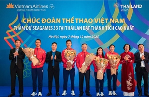 Vietnam Airlines đồng hành cùng thể thao Việt Nam tại SEA Games 33 và ASEAN Para Games 13
