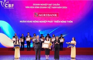 Agribank - Doanh nghiệp đạt chuẩn Văn hóa kinh doanh Việt Nam năm 2024