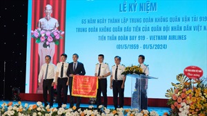 Đoàn bay 919 của Vietnam Airlines kỷ niệm 65 năm thành lập
