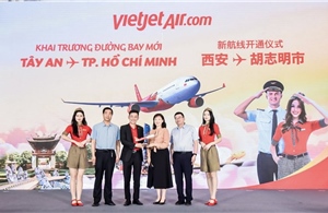 Vietjet khai trương đường bay Tây An (Trung Quốc) - TP Hồ Chí Minh