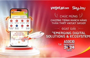 Vietjet SkyJoy được vinh danh tại ASOCIO DX Award 2024