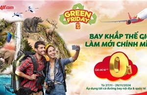 Khám phá Vietjet Green Friday – Ưu đãi lớn nhất năm, bay xanh khắp thế giới!