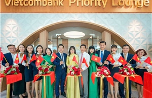 Khai trương Phòng chờ Vietcombank Priority tại Nhà ga T3 Sân bay quốc tế Tân Sơn Nhất
