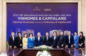 CapitaLand Development mở rộng quy mô tại Việt Nam, hợp tác chiến lược cùng Vinhomes