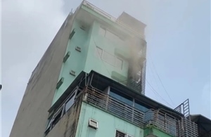 Không có thiệt hại về người trong vụ cháy tại &#39;chung cư mini&#39; trên phố Quan Nhân, Hà Nội