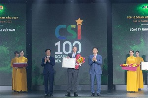FrieslandCampina Việt Nam được vinh danh Top 10 Doanh nghiệp Bền vững