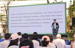 Khai trương Midori Park Square mở rộng, tạo điểm nhấn thương mại mới