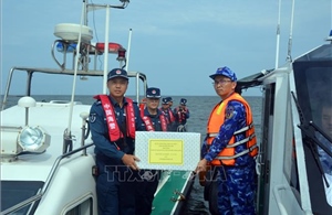 Cảnh sát biển hai nước Việt Nam - Trung Quốc tuần tra chung