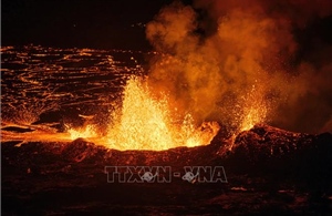 Chưa đầy một năm, núi lửa ở Iceland phun trào 7 lần