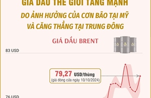 Giá dầu thế giới tăng mạnh 