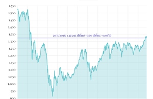 Phiên 20/3/2025: VN-Index giảm 0,7 điểm
