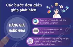 Các bước đơn giản giúp phát hiện hàng giả, hàng nhái