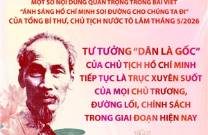 Một số nội dung quan trọng trong bài viết 'Ánh sáng Hồ Chí Minh soi đường cho chúng ta đi'
